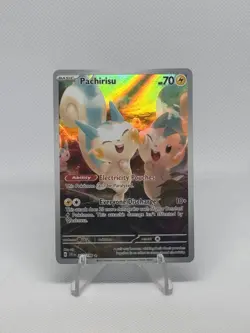 2023 Pokemon Scarlet & Violet Pachirisu Illustration Rare IR 208/198 - Image 1