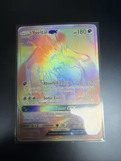 Yveltal GX (Secret) 137/131 Pokemon Sm-Forbidden Light Holo (NM) BJ3 - Image 1