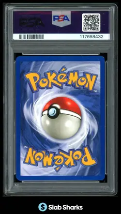 2000 POKEMON TEAM ROCKET FIRST EDITION #18/82 DARK ALAKAZAM PSA 7 - Image 2