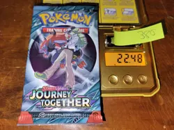 22.48g (Heavy for Lot) Journey Together Pokemon Booster Pack - Sealed #380 - Image 1