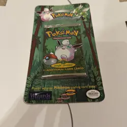 1999 Wizards Of The Coast Pokemon Jungle Blister Pack Wigglytuff Art SEALED NEW - Image 3
