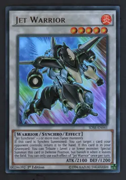 Yugioh Jet Warrior - SDSE-EN041 - Ultra Rare - 1st Edition U/P - Image 1