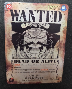 Gol D Roger OP09-118 SP Wanted Poster Manga OP13 One Piece Card English - Image 1
