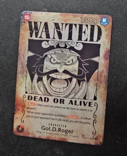 Gol D Roger OP09-118 SP Wanted Poster Manga OP13 One Piece Card English - Image 3