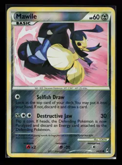 Mawile 64/95 Reverse Holo Common Call of Legends Pokemon Card - Image 1