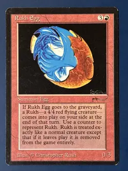 MtG Arabian Nights Edition: Rukh Egg (Standard Mana Symbol) - Set of 2 Cards - Image 1