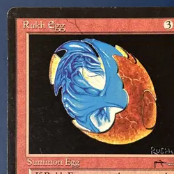 MtG Arabian Nights Edition: Rukh Egg (Standard Mana Symbol) - Set of 2 Cards - Image 2