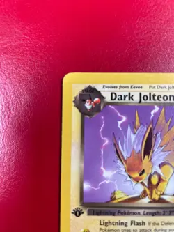 Dark Jolteon 38/82 Team Rocket Regular First Edition Pokemon Card - Image 5