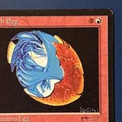 MtG Arabian Nights Edition: Rukh Egg (Dark Mana Symbol) - Set of 2 Cards - Image 3