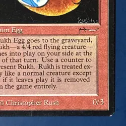 MtG Arabian Nights Edition: Rukh Egg (Dark Mana Symbol) - Set of 2 Cards - Image 4