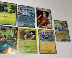Pokemon 9 Card Lot: EX Full Art HOLO Promo PRISMATIC Zebstrika GIACOMO more!!￼ - Image 5