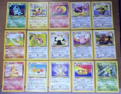 Pokemon TCG Vintage Jungle 35 Card Lot - Image 1