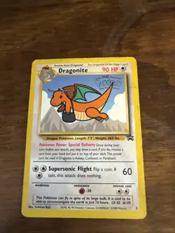 Pokemon Dragonite 05/53 The First Movie Promo WoTC Kids WB Foil Stamp Card - Image 1