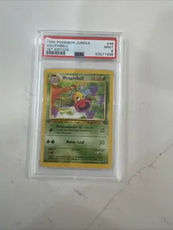 PSA 9 Weepinbell 48/64 1st Edition Jungle 1999 Pokemon Card - Image 1