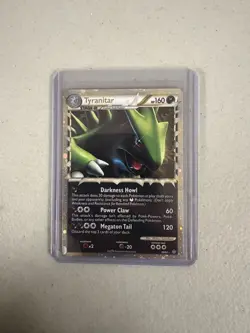 2010 Pokemon TCG Tyranitar Prime Holo Card 88/95 Ultra Rare HGSS Unleashed - Image 1