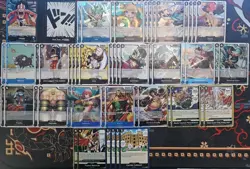 One Piece TCG - Blue/Black Usopp Deck + 100 Extra Cards - Image 1
