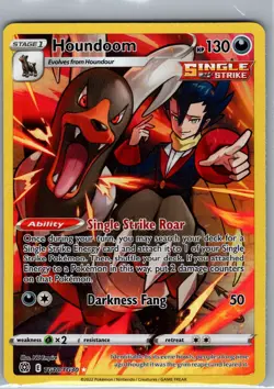 Houndoom TG10/TG30 SWSH09: Brilliant Stars Trainer Gallery - Pokemon Card - NM - Image 1
