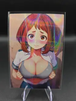 Ochako Uraraka Anime Waifu Card Doujin ACG Goddess Holo - Image 2