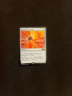 Magistrate's Scepter [Core Set 2019] Magic MTG Cards LP - Image 1