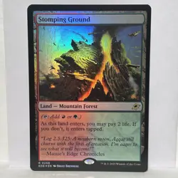Stomping Ground - Edge of Eternities Foil - MTG - Near Mint Shock Land - Image 1