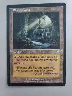 MTG Rhystic Cave Prophecy Regular Uncommon LP - Image 1