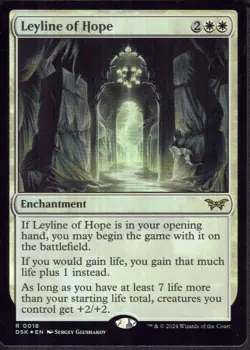 Leyline of Hope (Foil) - Duskmourn DSK - Magic MTG NM - Image 1