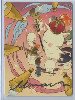 MTG Art Series: FINAL FANTASY #41 Summon: Good King Mog XII (Signature) - Image 1