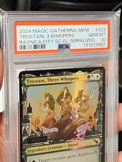 Magic MTG - Trostani, Three Whispers MKM #322 serial 111/250 PSA 10 Karlov Manor - Image 4