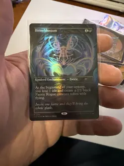 Bitterblossom (Double Rainbow FOIL) #1898 | NM FOIL | SLD Secret Lair Magic MTG - Image 1