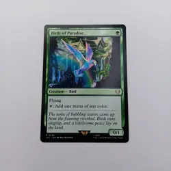 Birds of Paradise MTG Rare Lord of the Rings Magic: The Gathering Commander - Image 1