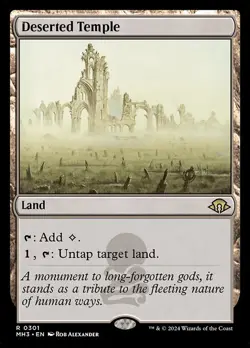 1x Deserted Temple NM Eng MTG - Modern Horizons 3 - Image 1