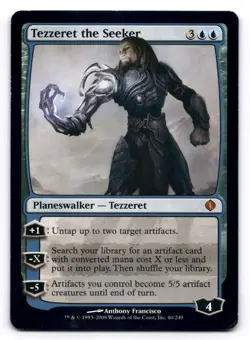 Tezzeret the Seeker LP Shards of Alara 60/249 MTG Regular - Image 1