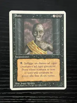 Magic MTG Italian Revised Pestilence Artist Proof Near Mint - Only 50 Exist! - Image 1
