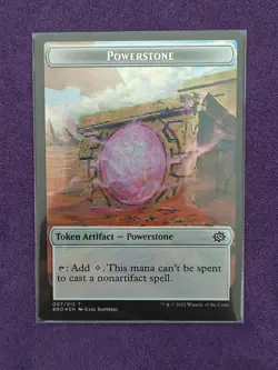MTG Magic Transformers Commander FOIL Ravage / Powerstone Token - Image 3