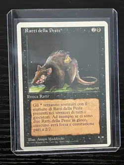 Magic MTG Italian Revised Plague Rats Artist Proof Near Mint - Only 50 Exist! - Image 3