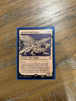 X1 Ancient Brass Dragon (Showcase) Commander Legends: Battle for Baldur's Gate - Image 1