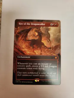 Rite of the Dragoncaller (Borderless) [Foundations] Near Mint - Image 1