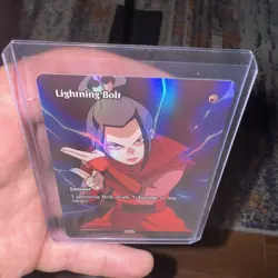 Lightning Bolt Borderless FOIL MTG Avatar (FLAWLESS CONDITION)?????? - Image 1