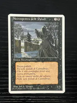 Magic MTG Italian Revised Bog Wraith Artist Proof Near Mint - Only 50 Exist! - Image 1