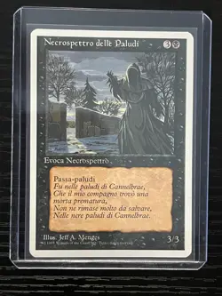 Magic MTG Italian Revised Bog Wraith Artist Proof Near Mint - Only 50 Exist! - Image 3