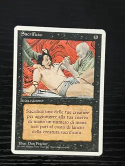 Magic MTG Italian Revised Sacrifice Artist Proof Near Mint - Only 50 Exist! - Image 1