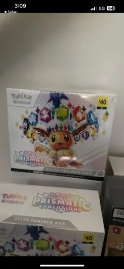 Pokemon TCG Scarlet & Violet Prismatic Evolutions Elite Trainer Box ETB SEALED - Image 1