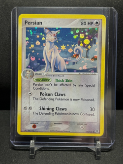 Persian 44/112 Reverse Holo Pokemon 2004 EX FireRed & LeafGreen - LP/NM - Image 1