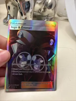 Pokemon TCG Ingo & Emmet Full Art 176/181 Sm Team Up Ungraded Great Condition - Image 2