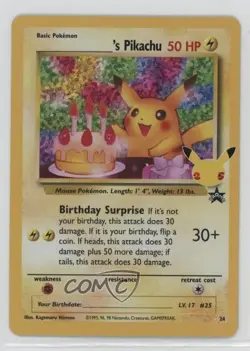 _____'s Pikachu (Wizards Black Star Promo) Pokemon Celebrations #24 - Image 1