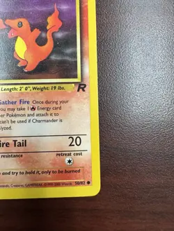 Pokemon Tcg 1st Edition Charmander Team Rocket 1999 50/82 Lp+ Condition - Image 5
