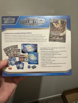 Pokemon TCG Scarlet and Violet Stellar Crown Elite Trainer Box Sealed ships fast - Image 2