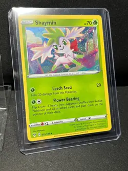 Shaymin 015/185 Cosmos Holo Rare Promo Pokemon 2020 Vivid Voltage - NM - Image 1