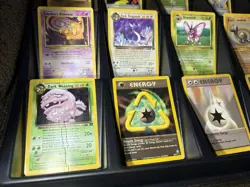 Vintage Wotc Pokemon Lot Shadowless + Holo + 1st Edition $.01 Start LP-DMG - Image 4