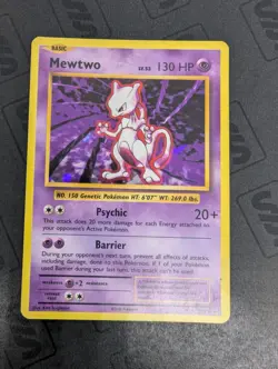 Pokemon TCG Mewtwo 51/108 Evolutions Holo 2016 - Image 1